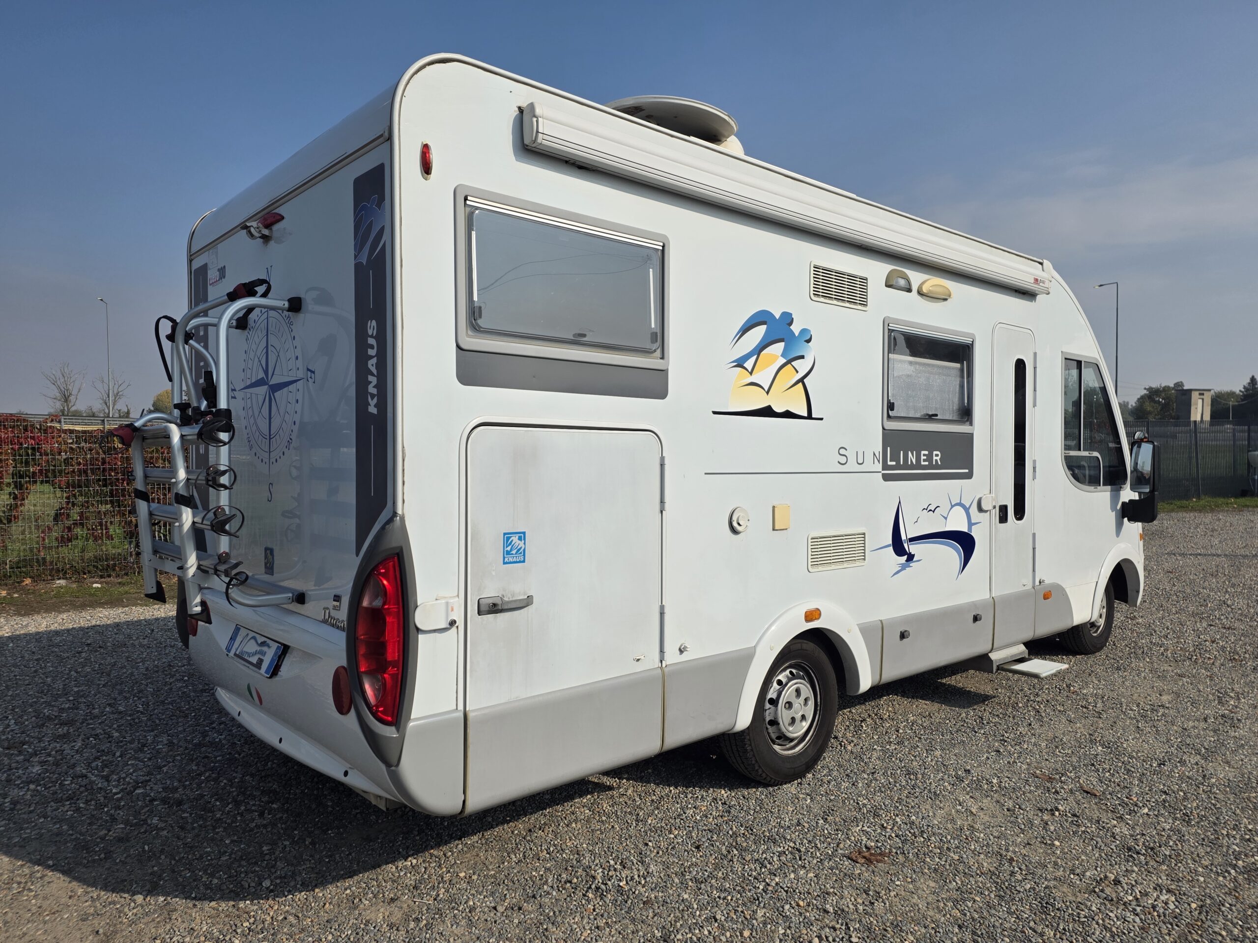 Knaus Sunliner Con Garage Enorme Doppio Pavimento